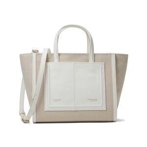 Ted Baker AKSANNA Medium Canvas Tote Bag Tan and White